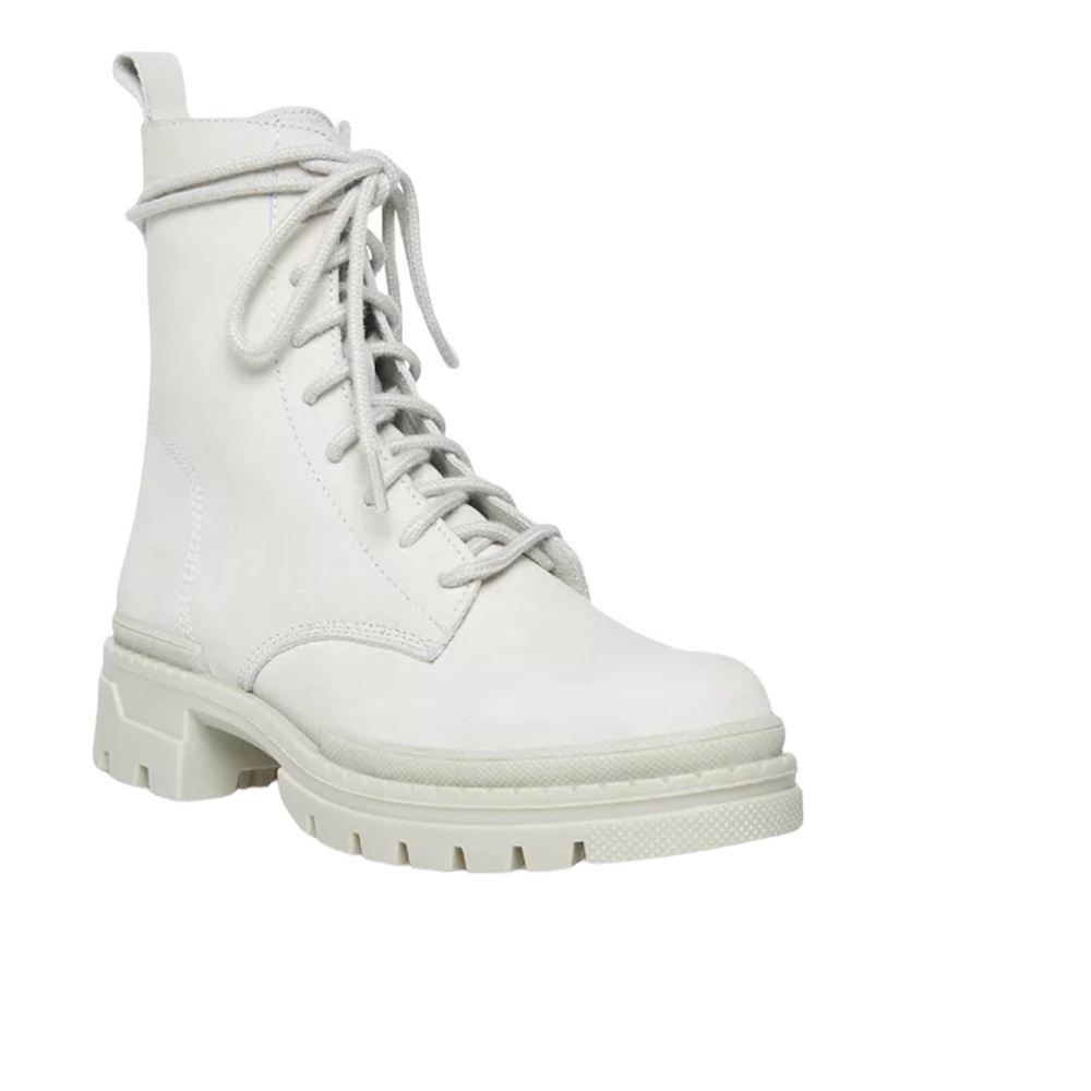 Steve Madden Jamisyn Leather Combat Boot Size 9.5